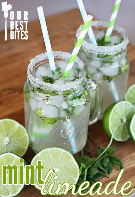 Copycat Cafe Rio Mint Limeade from Our Best Bites